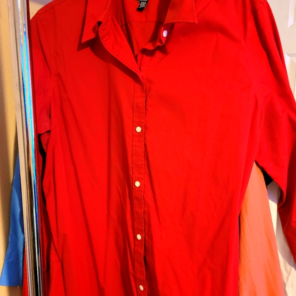 Red blouse,  XL